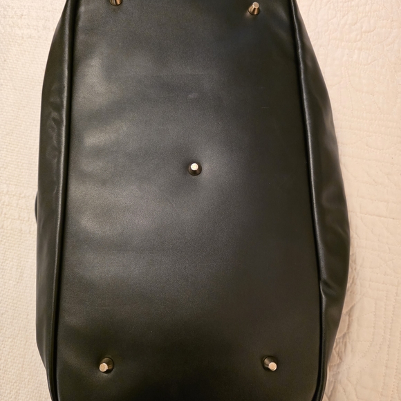 Leopard Print Women's Travel Bag with Black & Gold Accents - Picture 8 of 8